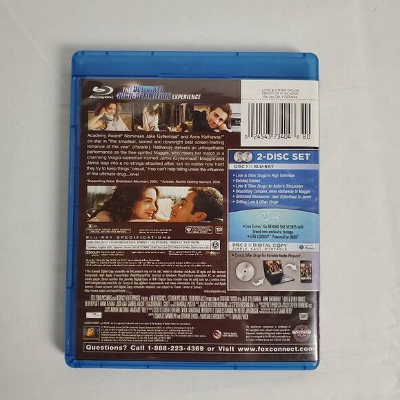 Love & Other Drugs Blu-ray (Jake Gyllenhaal, Anne Hathaway) - Picture 3 of 3